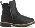 Travelin ' Brunoya Dames Enkellaarzen Wol gevoerd Zwart - Zwart