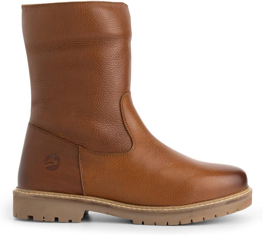 Travelin ' Bykland Dames Laarzen Wolgevoerd Cognac