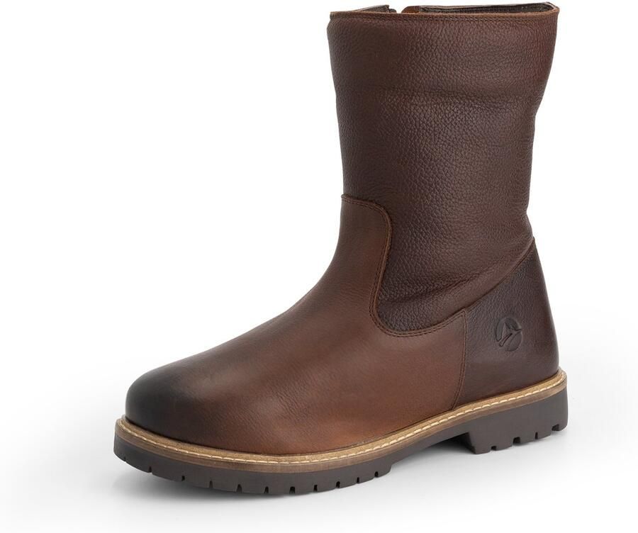 Travelin ' Bykland Dames Laarzen Wolgevoerd Donkerbruin