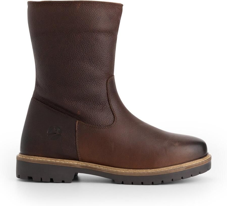 Travelin ' Bykland Dames Laarzen Wolgevoerd Donkerbruin