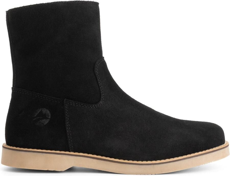 Travelin ' Cahors Dames Enkellaarsjes Leer Zwart