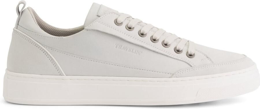 Travelin ' Camber Heren sneakers 100% leer Trainers Wit