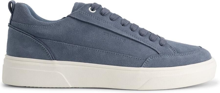 Travelin ' Croydon Herensneakers 100% echt suedeleer Veterschoenen Blauw