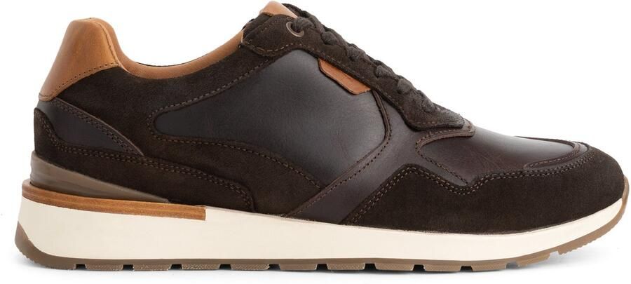 Travelin ' Dalton Heren Sneakers Leer Donkerbruin