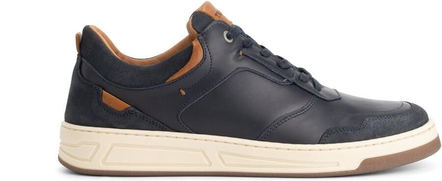 Travelin ' Darley Heren Sneakers Leer Navy