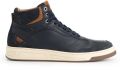 Travelin ' Durham Heren Hoge sneakers Leer Navy - Blauw