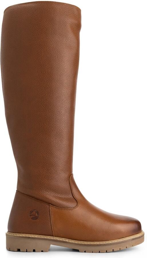 Travelin ' Dyreborg Dames Hoge laarzen Wolgevoerd Cognac