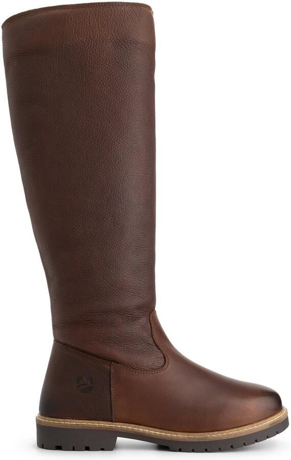 Travelin ' Dyreborg Dames Hoge laarzen Wolgevoerd Donkerbruin