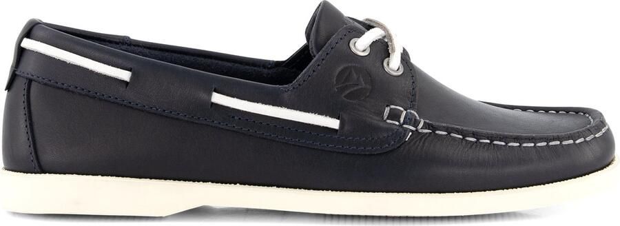 Travelin ' Ebeltoft Dames Bootschoenen Leer Navy