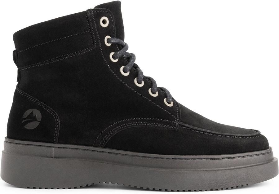 Travelin ' Edmonton Heren Veterboots Wolgevoerd Zwart