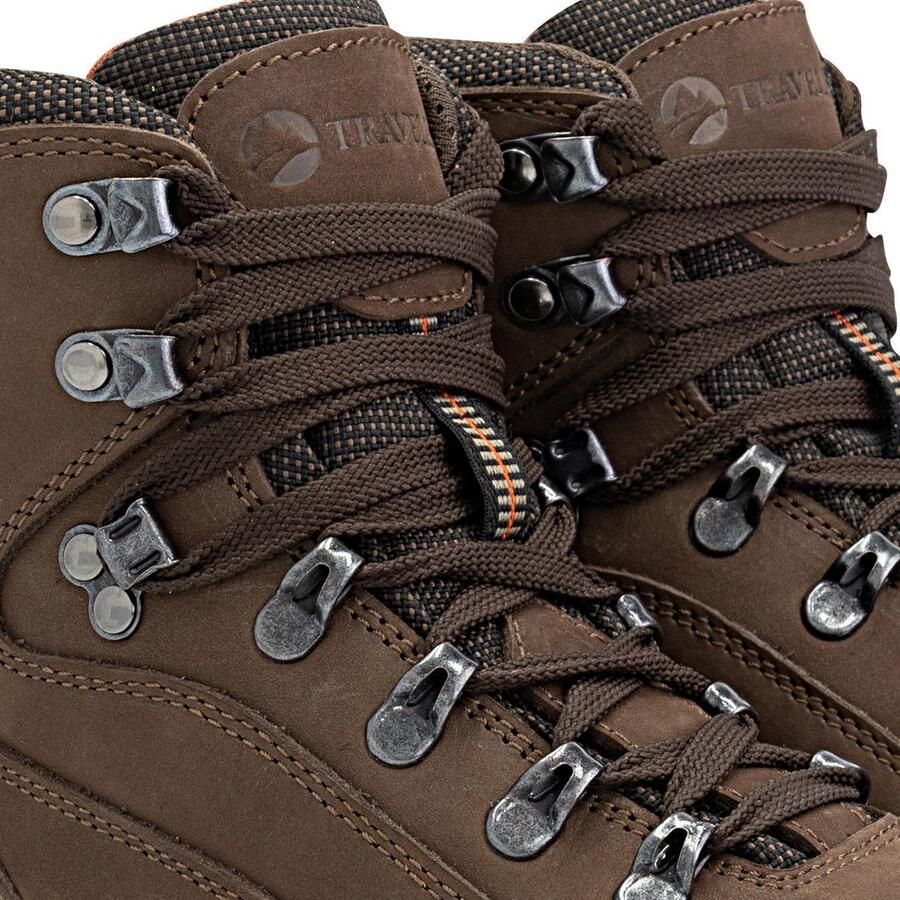 Travelin ' Faaborg Dames wandelschoenen Waterdicht en ademend Bruin leer - Foto 3