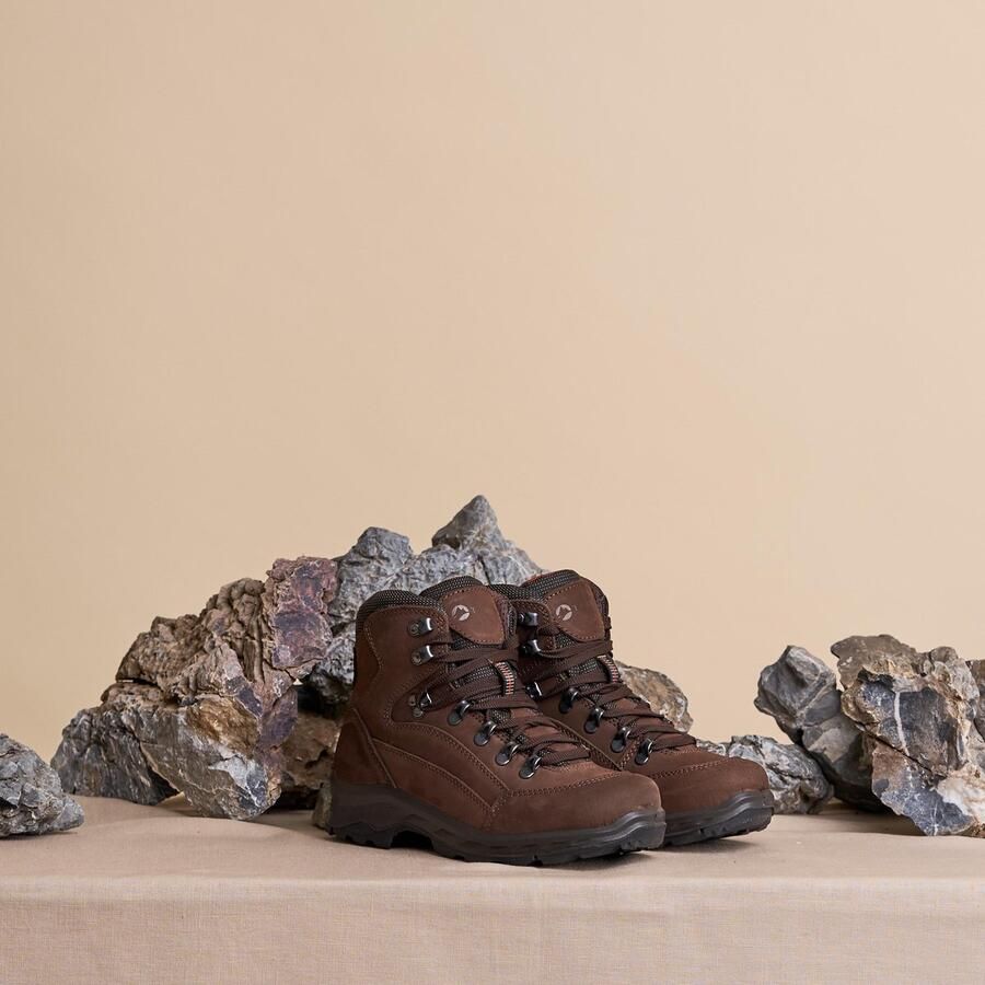 Travelin ' Faaborg Dames wandelschoenen Waterdicht en ademend Bruin leer - Foto 5