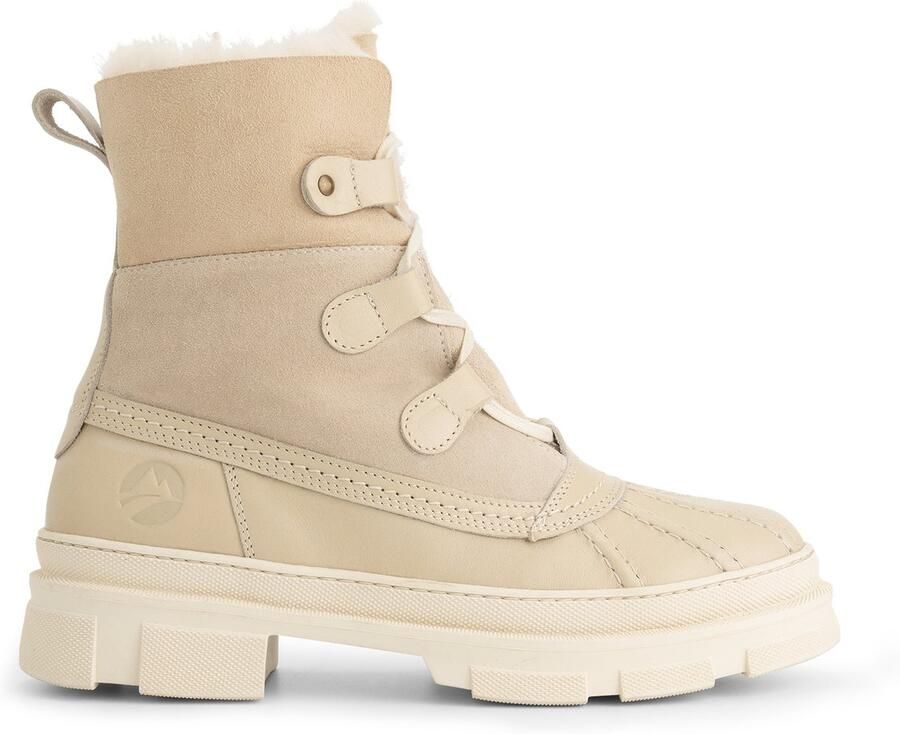 Travelin ' Fernie Dames Winterboots Wolgevoerd Zand