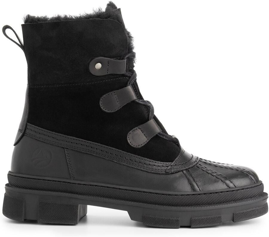 Travelin ' Fernie Dames Winterboots Wolgevoerd Zwart