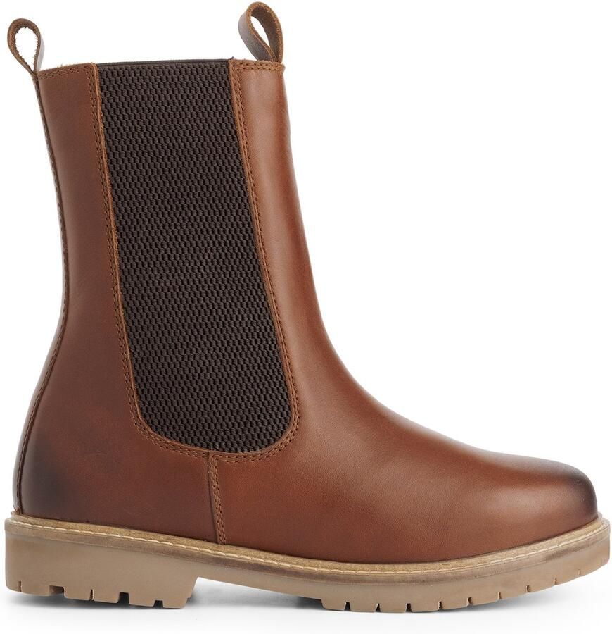 Travelin ' Ferring Dames Chelsea boots Wolgevoerd Cognac