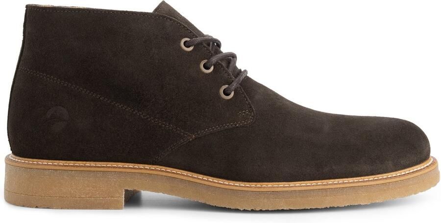 Travelin ' Ferryhill Heren Veterschoenen Leer Donkerbruin
