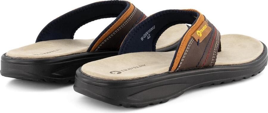 Travelin ' Fiksdal Heren Teenslipper Outdoor- Sport- en Wandelsandalen met Profielzool Bruin - Foto 6