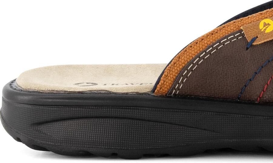 Travelin ' Fiksdal Heren Teenslipper Outdoor- Sport- en Wandelsandalen met Profielzool Bruin - Foto 5
