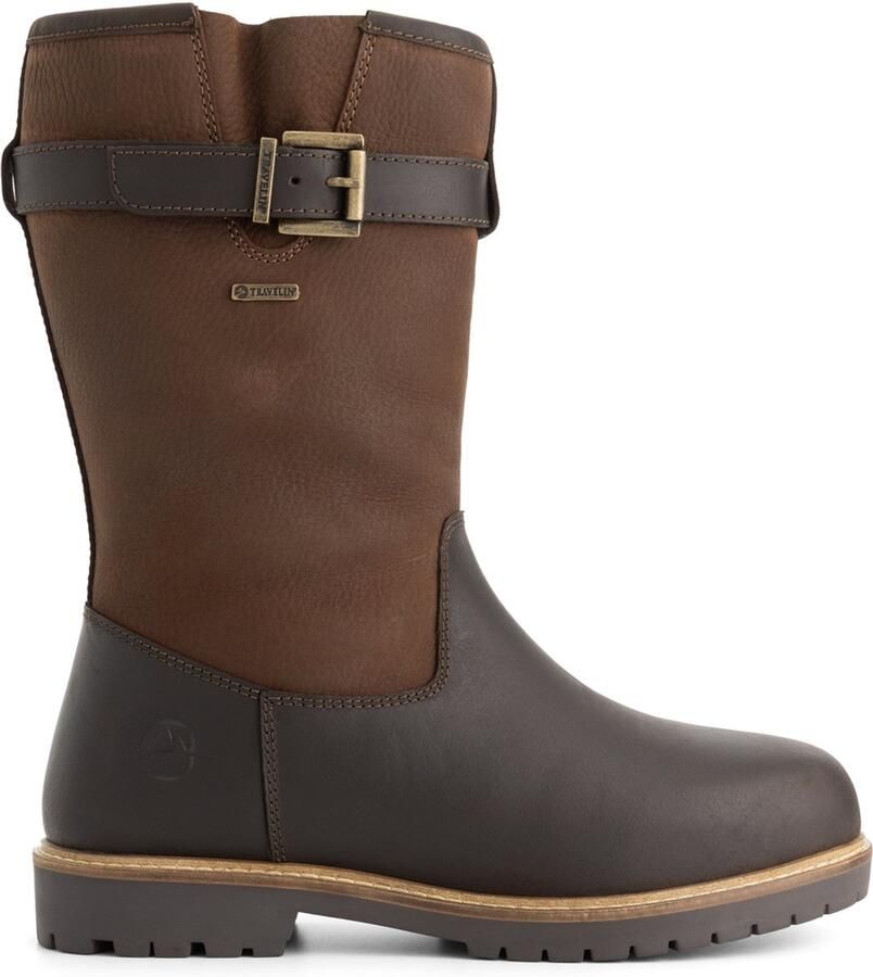 Travelin ' Finnberg Dames Outdoorlaarzen Waterdicht Donkerbruin