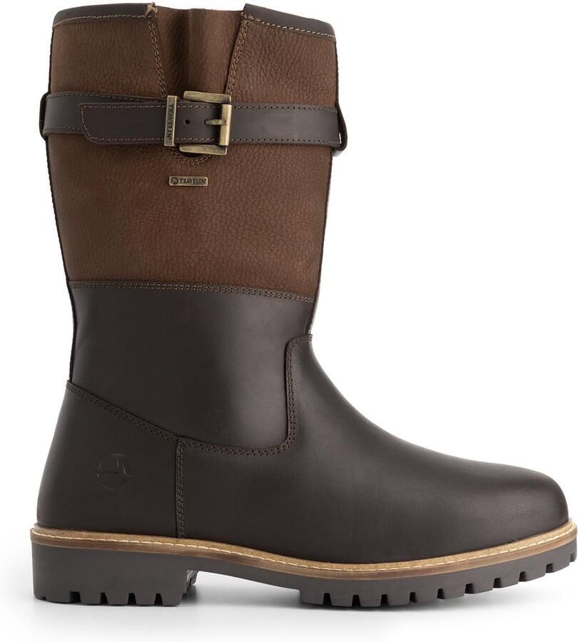 Travelin ' Fjaere Heren Outdoorlaarzen Waterdicht Donkerbruin