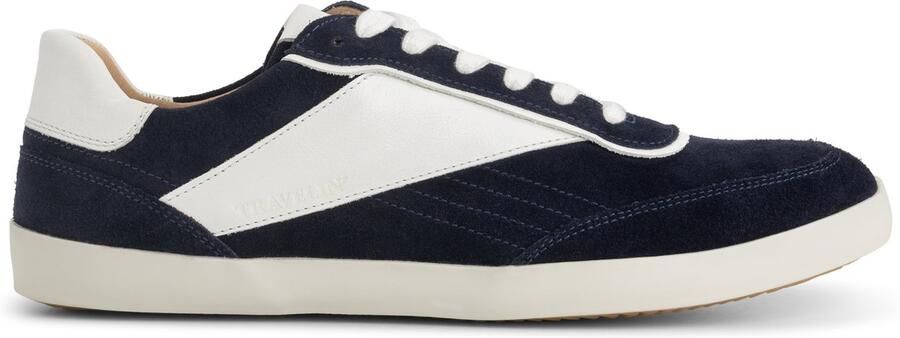 Travelin ' Flam Heren Sneakers Leer Navy
