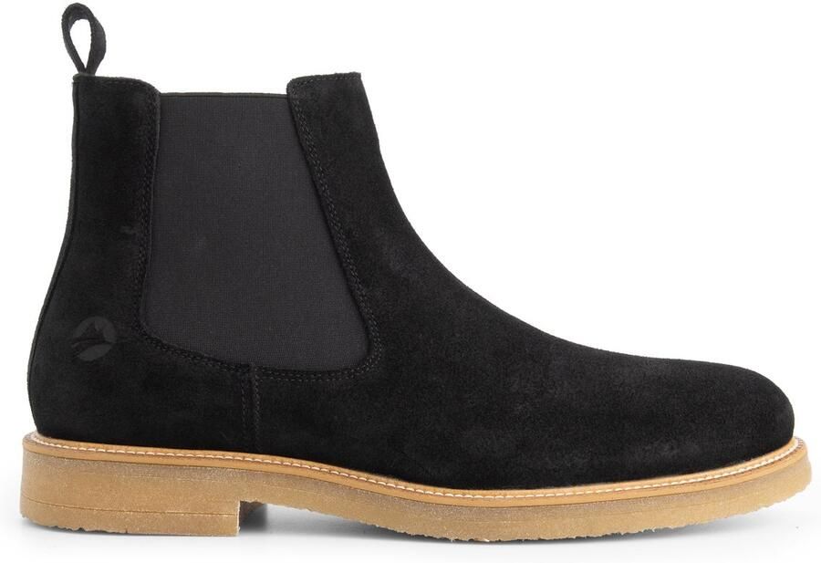 Travelin ' Fowley Heren Chelsea boots Leer Zwart