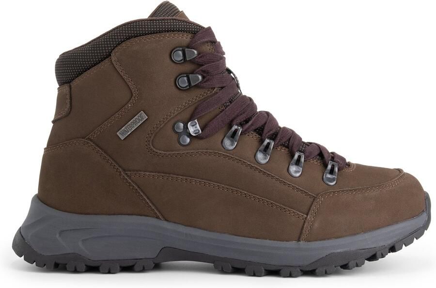 Travelin ' Glesborg Heren Halfhoge wandelschoenen Waterdicht Bruin
