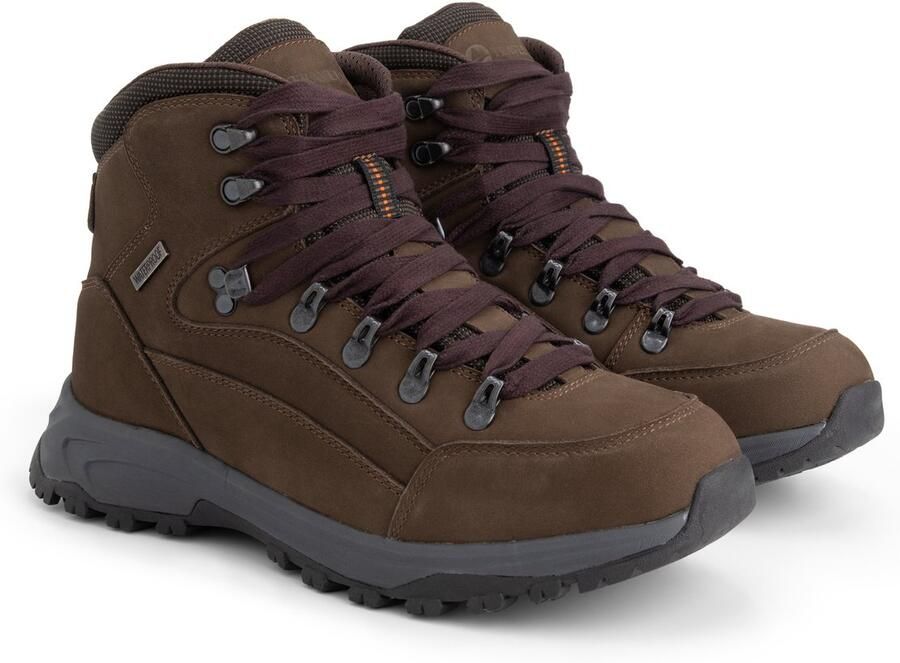 Travelin ' Glesborg Heren Halfhoge wandelschoenen Waterdicht Bruin