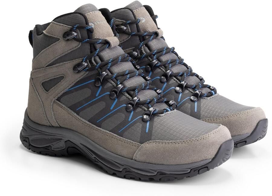 Travelin ' Grenaa Dames Halfhoge wandelschoenen Waterdicht Grijs