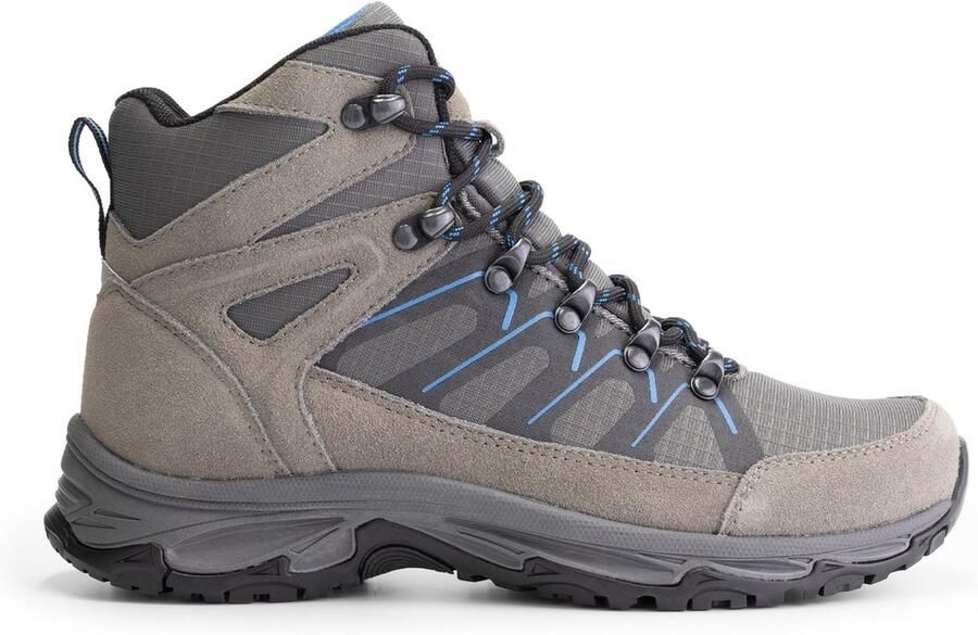 Travelin ' Grenaa Dames Halfhoge wandelschoenen Waterdicht Grijs