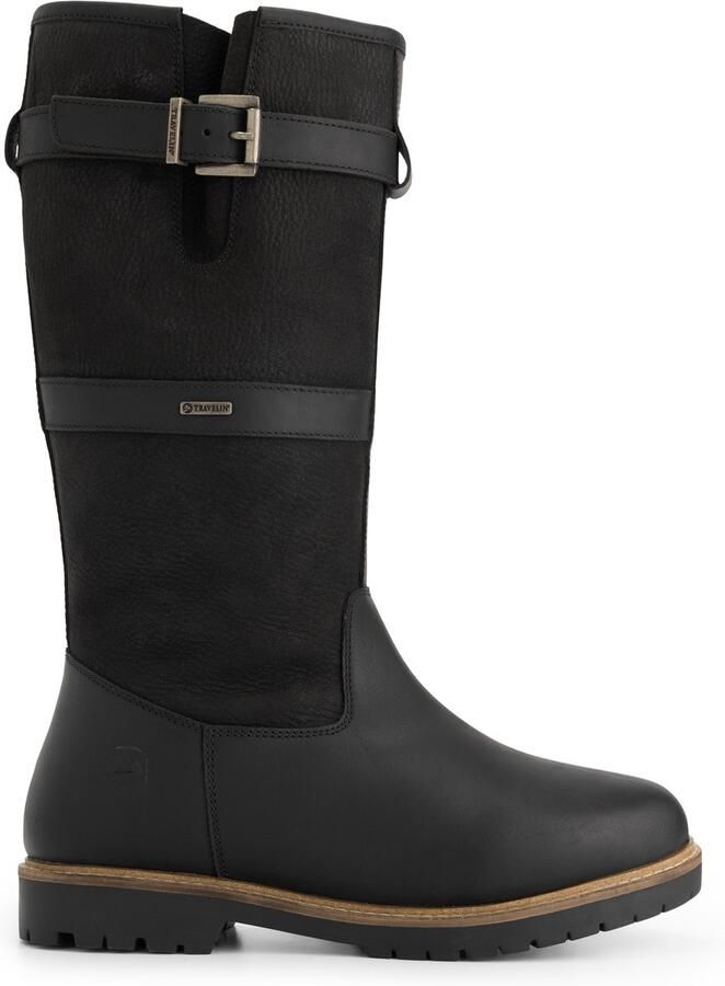 Travelin ' Gronvik Heren Outdoorlaarzen Wol gevoerd Zwart