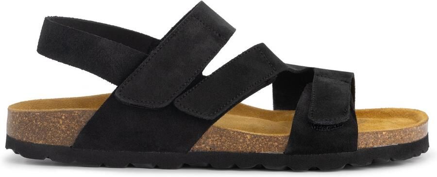 Travelin ' Harvik Dames Sandalen Suede Zwart