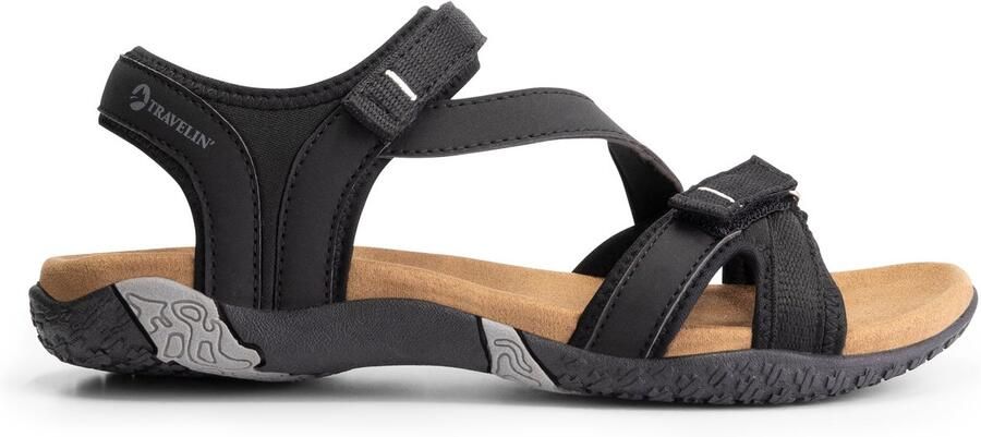 Travelin ' Hasle Dames Wandelsandalen Zwart