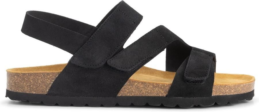 Travelin ' Hedeby Heren Sandalen Suede Zwart
