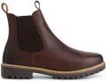 Travelin ' Hemsedal Heren Chelsea boots Wol gevoerd Donkerbruin - Donkerbruin