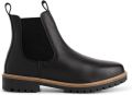 Travelin ' Hemsedal Heren Chelsea boots Wol gevoerd Zwart - Zwart