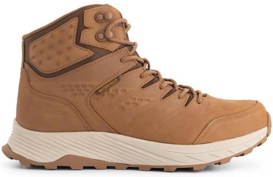 Travelin ' Hirtshals Heren Halfhoge wandelschoenen Waterdicht Cognac