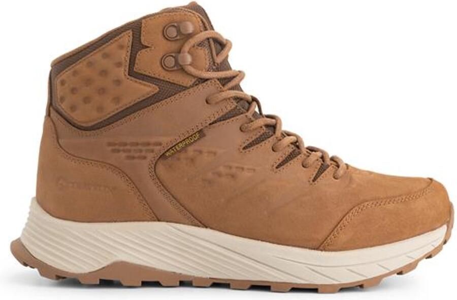 Travelin ' Hobro Dames Halfhoge wandelschoenen Waterdicht Cognac