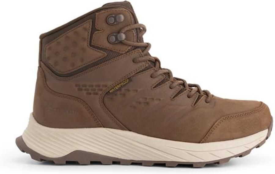 Travelin ' Hobro Dames Halfhoge wandelschoenen Waterdicht Donkerbruin