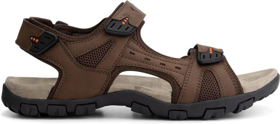 Travelin ' Hofn Heren Wandelsandalen Bruin