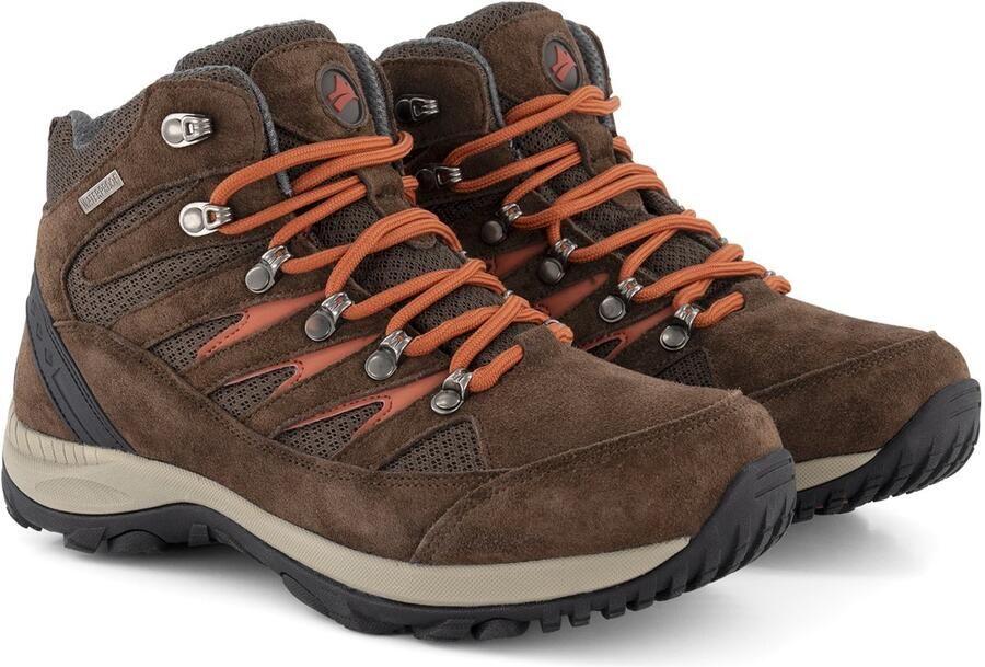 Travelin ' Hornborg Dames Halfhoge wandelschoenen Waterdicht Bruin