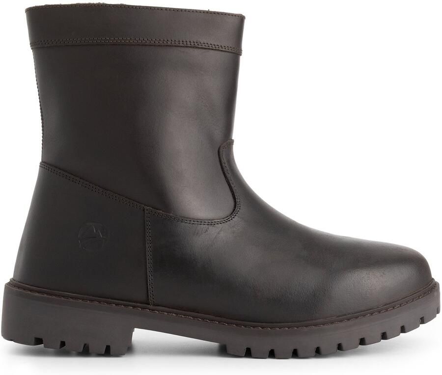 Travelin ' Husby Heren Laarzen Wolgevoerd Donkerbruin