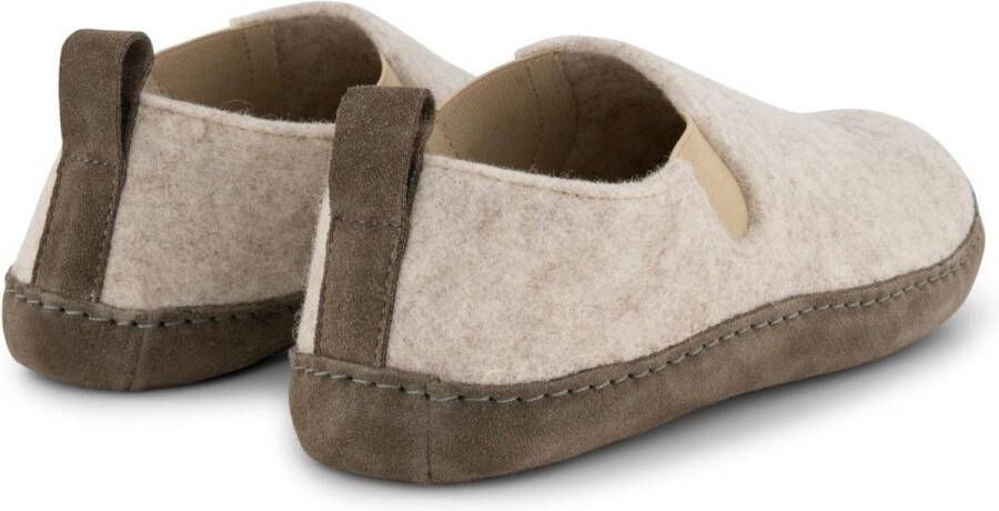 Travelin ' In-Home Dames Sloffen Wollen Pantoffels Suede zool Beige - Foto 8