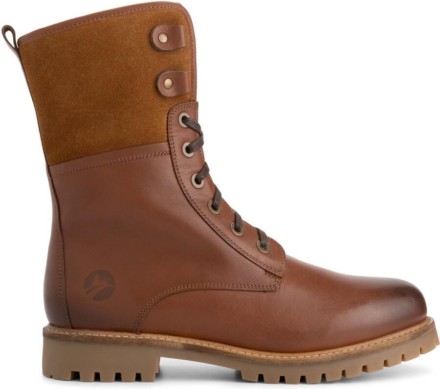 Travelin ' Jostedal Heren Veterboots Wolgevoerd Cognac