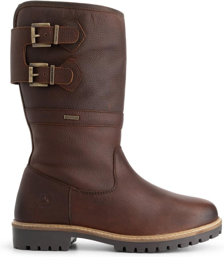 Travelin ' Klondike Heren Outdoorlaarzen Waterdicht Donkerbruin