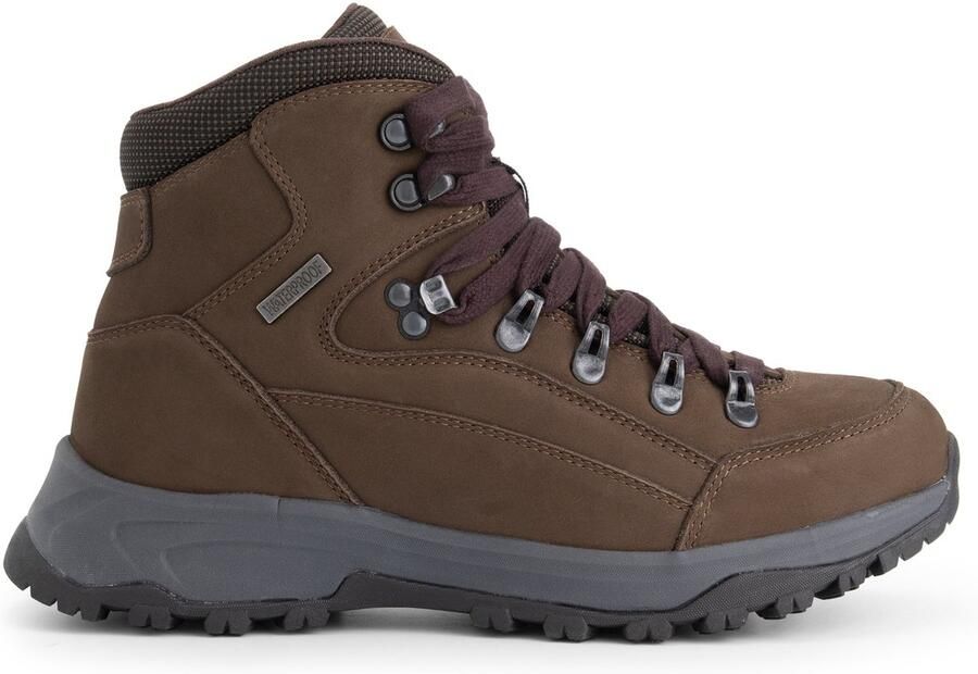 Travelin ' Klovborg Dames Halfhoge wandelschoenen Waterdicht Bruin