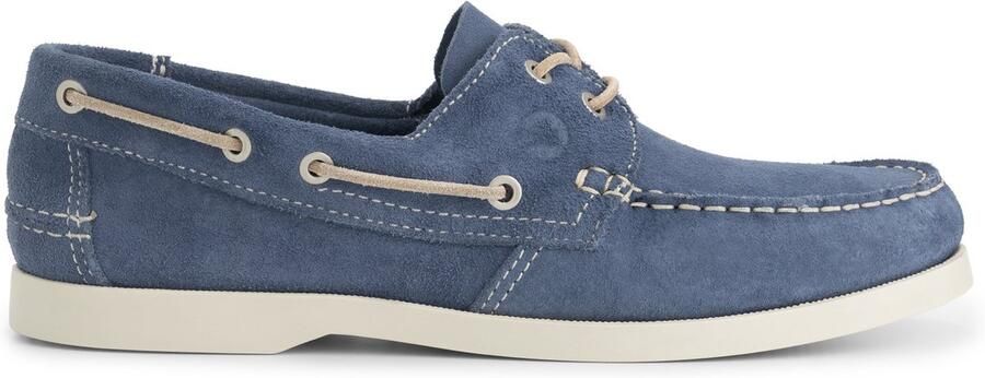 Travelin ' Krokvag Heren Bootschoenen Suede Blauw