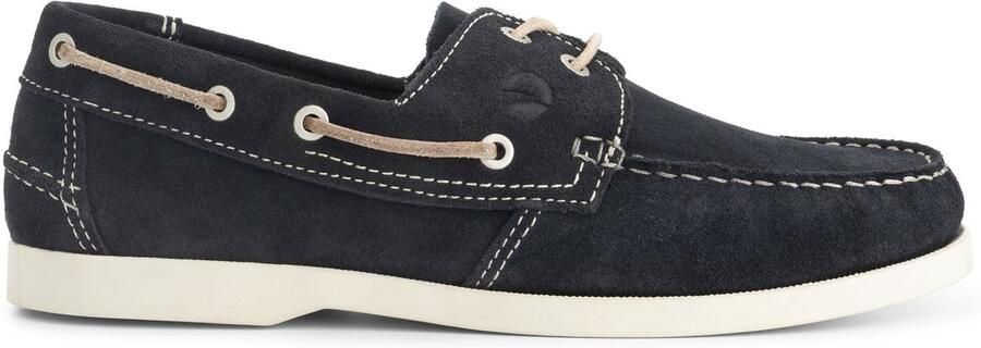 Travelin ' Krokvag Heren Bootschoenen Suede Navy