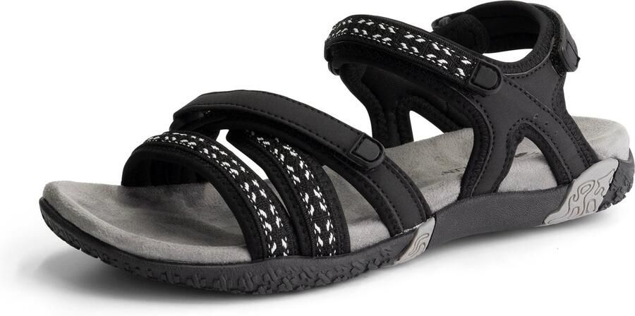 Travelin ' Leira Wandelsandalen Dames Outdoor slippers Zwart - Foto 2