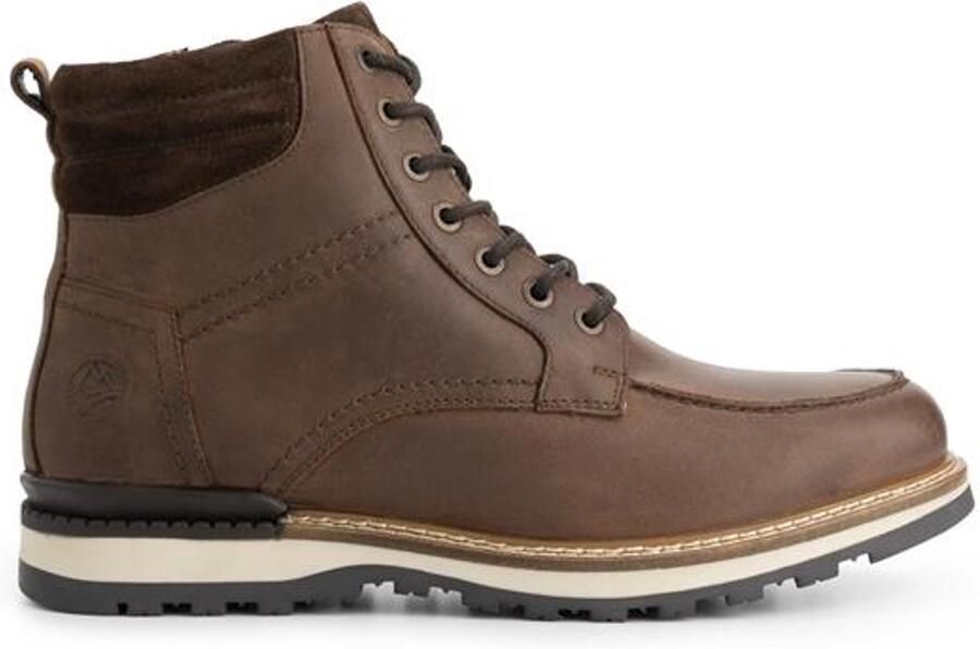Travelin ' Lindved Heren Veterboots Wolgevoerd Donkerbruin